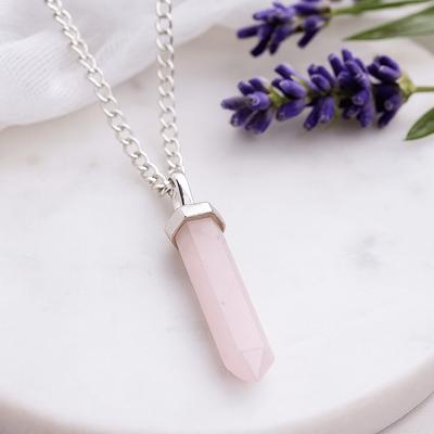 Rose Quartz Point Pendant