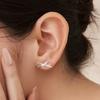 HU009 Ribbon Bow Mini Earrings