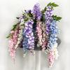 Hanging Artificial Violet UV Resistant Fake Flower Indoor Outdoor Garden Porch Patio Wall Hanging Faux Flower Decoration