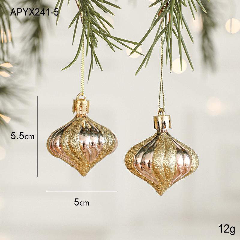 

2pcs Christmas Pendants Metallic Luster Hanging Ornaments Xmas Tree Snowman Conch Xmas Star Nutcracker Ornaments Merry Christmas