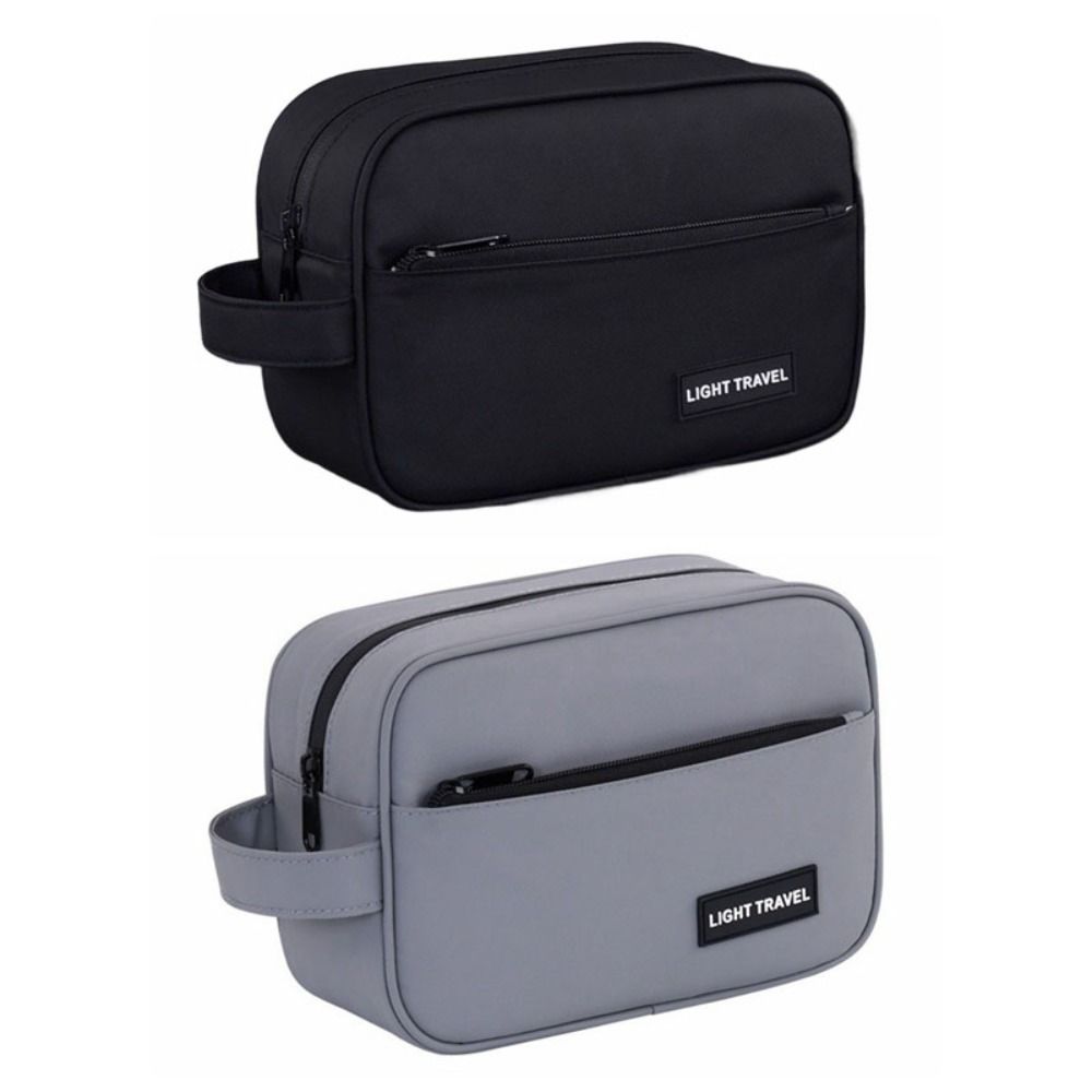 Handheld Men Cosmetic Bag Waterproof Makeup Bag Multifunctional Toiletry Bag  Skincare Storage Bag