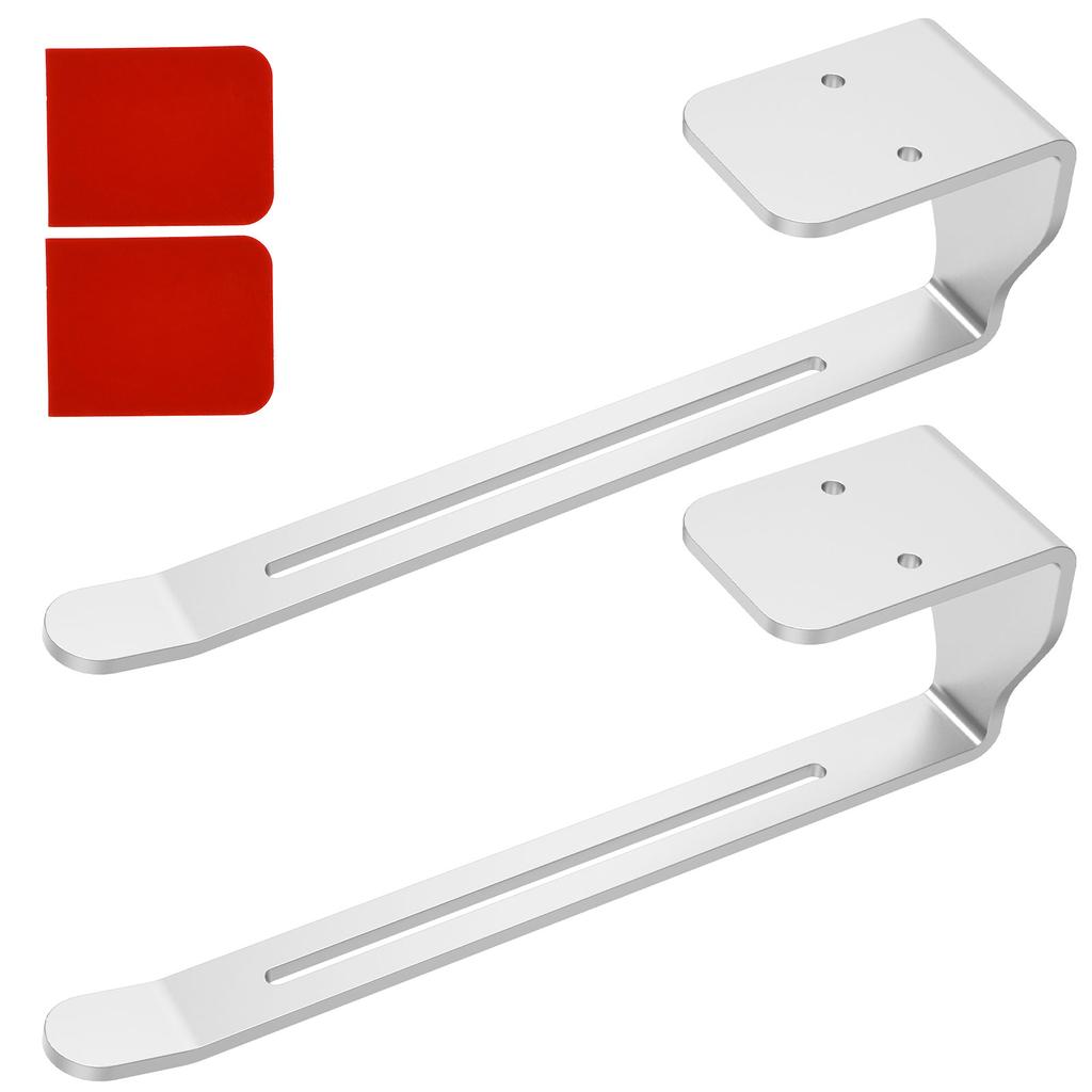 2 Stück Becherdeckel Aufbewahrungshalter Aluminiumlegierung Selbstklebend Tassen-Deckel Organizer Rack Platzsparend für Küche Unterschrank