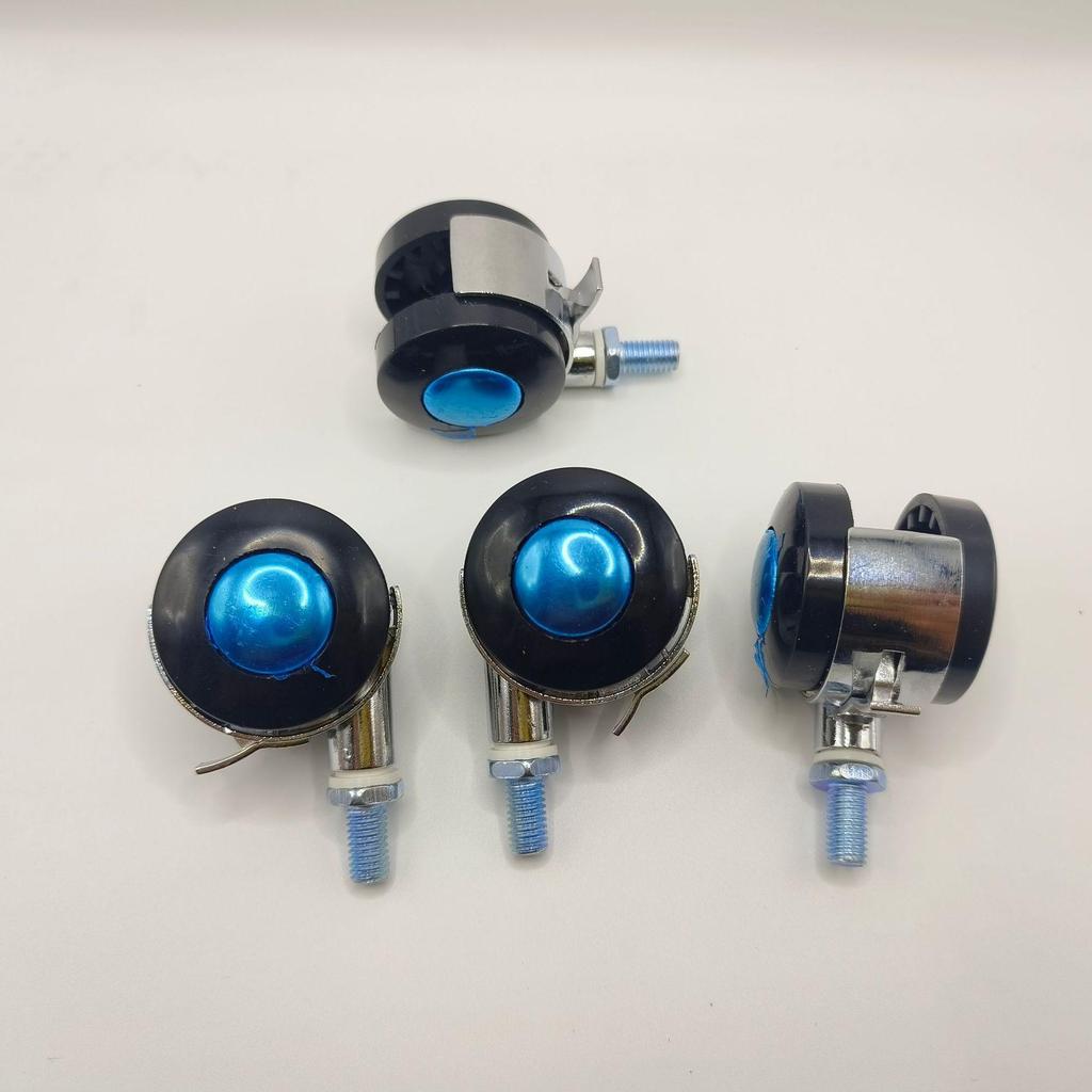 Alloy Swivel Caster Wheel with Brake for Furniture and Office Chairs.