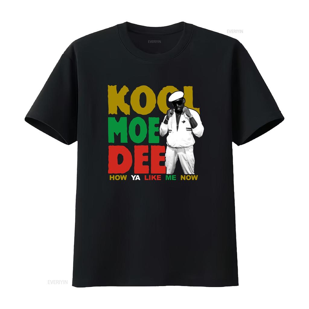 KOOL MOE DEE How Ya Like Me Now T shirt NEW LARGE ONLY vintage Washed Breathable streetwear Casual graphic designer clothes