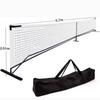 Portable Outdoor Pickleball Nets 22 FT Pickleball Net Driveway Backyards Pickle Ball Game Training Supplies Set