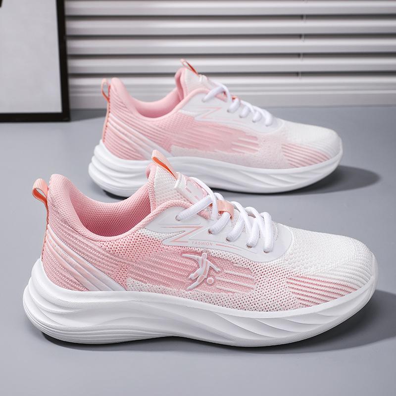 Brand women's shoes light running shoes 2025 spring new breathable running shoes children's soft elastic shock-absorbing sports shoes women