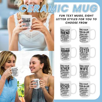Mug Cartoon Simples Text