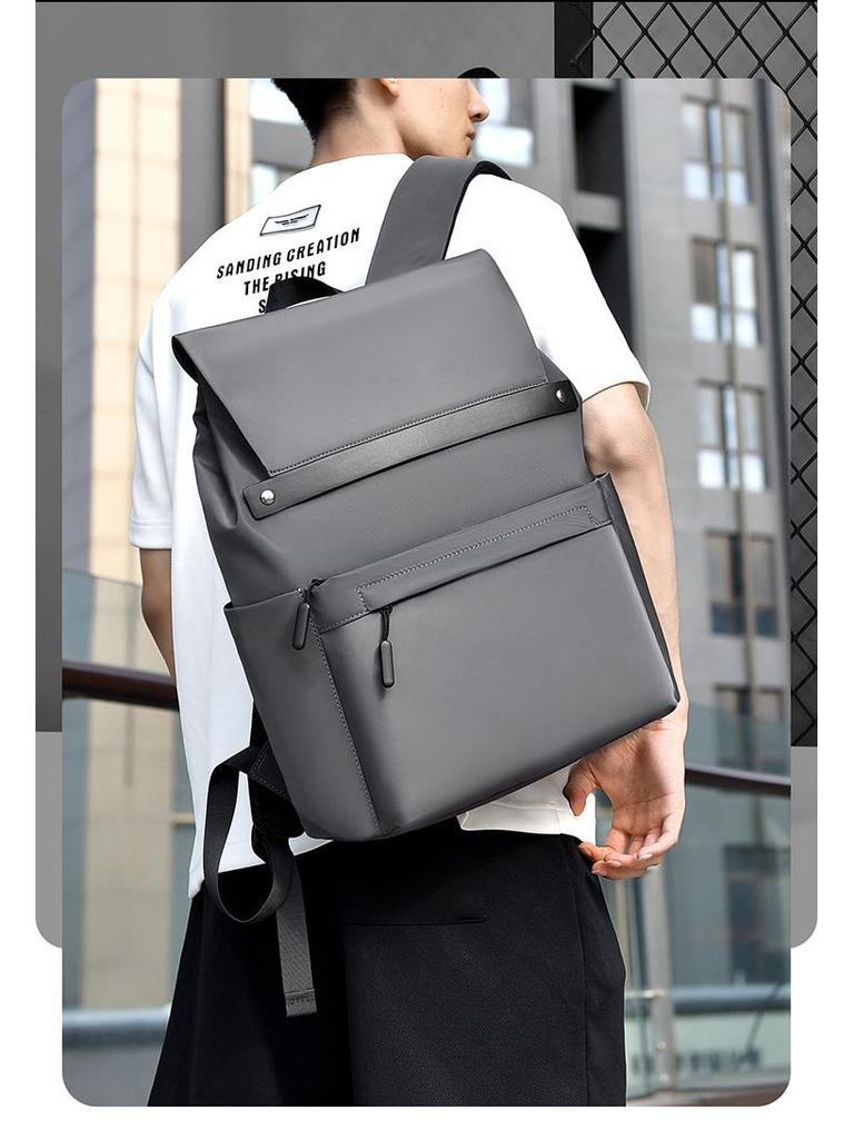 Men’s High-End Casual Backpack: Large Capacity Commuter Bag