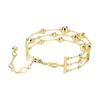 Swarovski Imber Wassertropfenform Eingelegt Vergoldetes Metall Imitation Kristall Armband Damenarmband 5680095