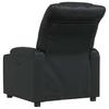 Relaxation Armchair Black Synthetic Leather