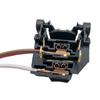 Black Car H7 Low Beam Lamp Headlight Bulb Holder Adapter Harness Fit For