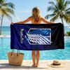 Attack Titan Fashion Beach Towel: Ideal for Summer Adventures Soft, Absorbent and Quick Drying Suitable for Swimming and Bathing