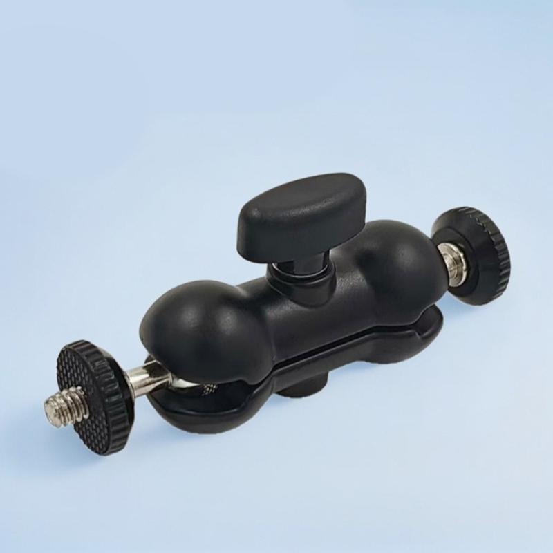 Flexible Articulating Arm with Double Ball Head Aluminum with 1/4inch Screw Hole for Camera Monitor LED Light
