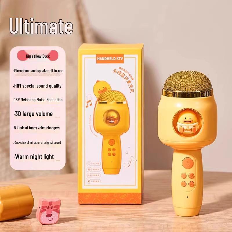 Kids' Mini Microphone Karaoke Speaker with Bluetooth Echo