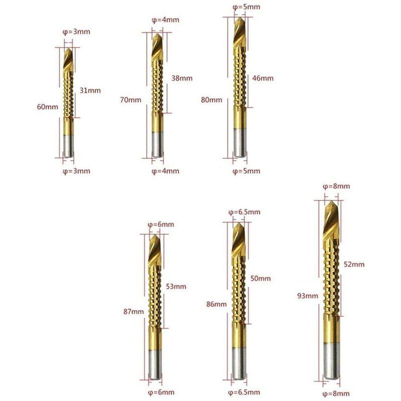 Feb.12Pcs Cobalt Drill Bit Set Hole Saw Grooving Set Woodworking Sawtooth Drill Slotted Drill