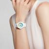 Casio YOUTH Series-LRW Disc Three-Needle Summer Ice Cream Macaron Gradient Dial 100 M Waterproof Quartz Movement Resin Strap Japanese and LRW-200H-2E2