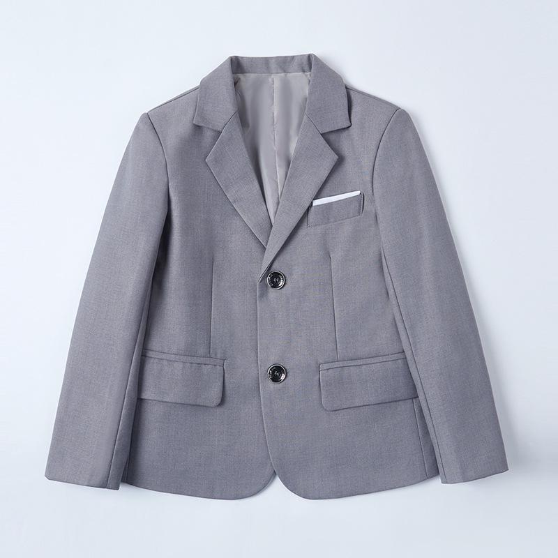 Boys' Single-Breasted Blazer Suit for Medium & Large Children - Piano Performance & Pageboy Attire