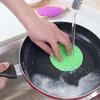10Pcs Silicone Cleaning Brushes Soft Silicone Scouring Pad Washing Sponge Dish Bowl Pot Cleaner Washing Tool Kitchen Accessories