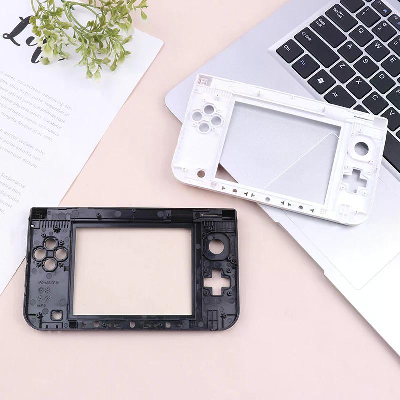 50PA Compatible con 3DS XL LL Pieza de Bisagra de Repuesto Carcasa de Marco Medio Inferior para Carcasa de Consola de Juegos 3dsxl