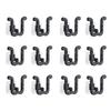 12pcs Slipper Rack Wall Mounted Shoe Storage Organizer Bathroom Slippers Drying Rack Drain Shelf Punchfree Stand Hanger