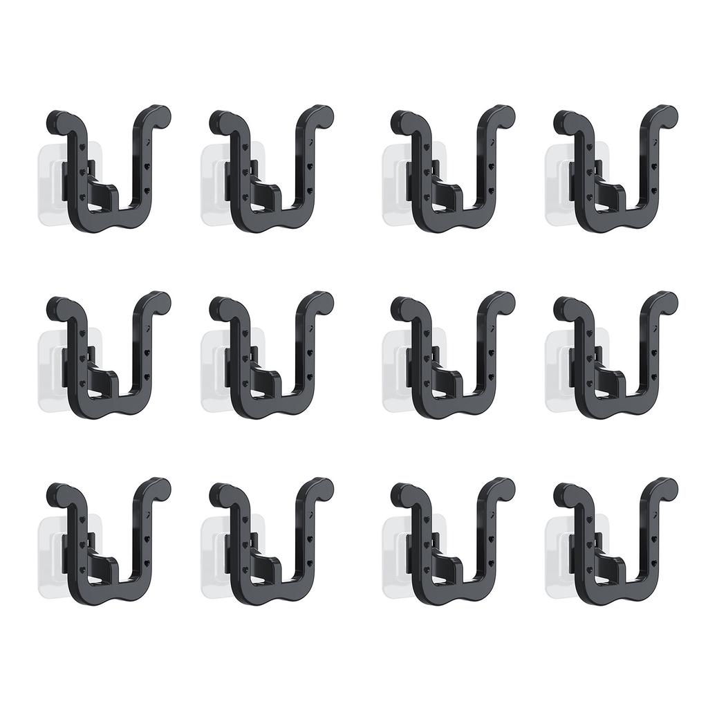 12pcs Slipper Rack Wall Mounted Shoe Storage Organizer Bathroom Slippers Drying Rack Drain Shelf Punchfree Stand Hanger