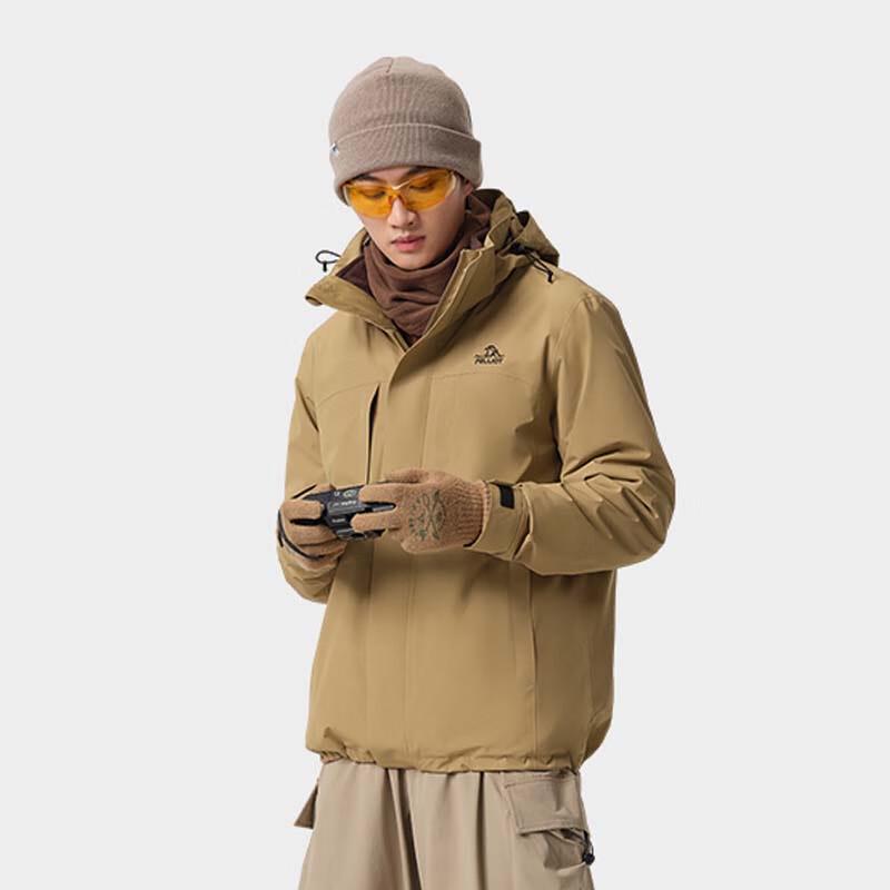 

Pelliot Men s 3-in-1 Outdoor Windproof Waterproof Hiking Jacket M