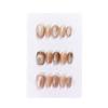2026 Trendy Luxury Cat Eye Glitter Wearable Nail Tips - High-End Bright White Internet Celebrity Style
