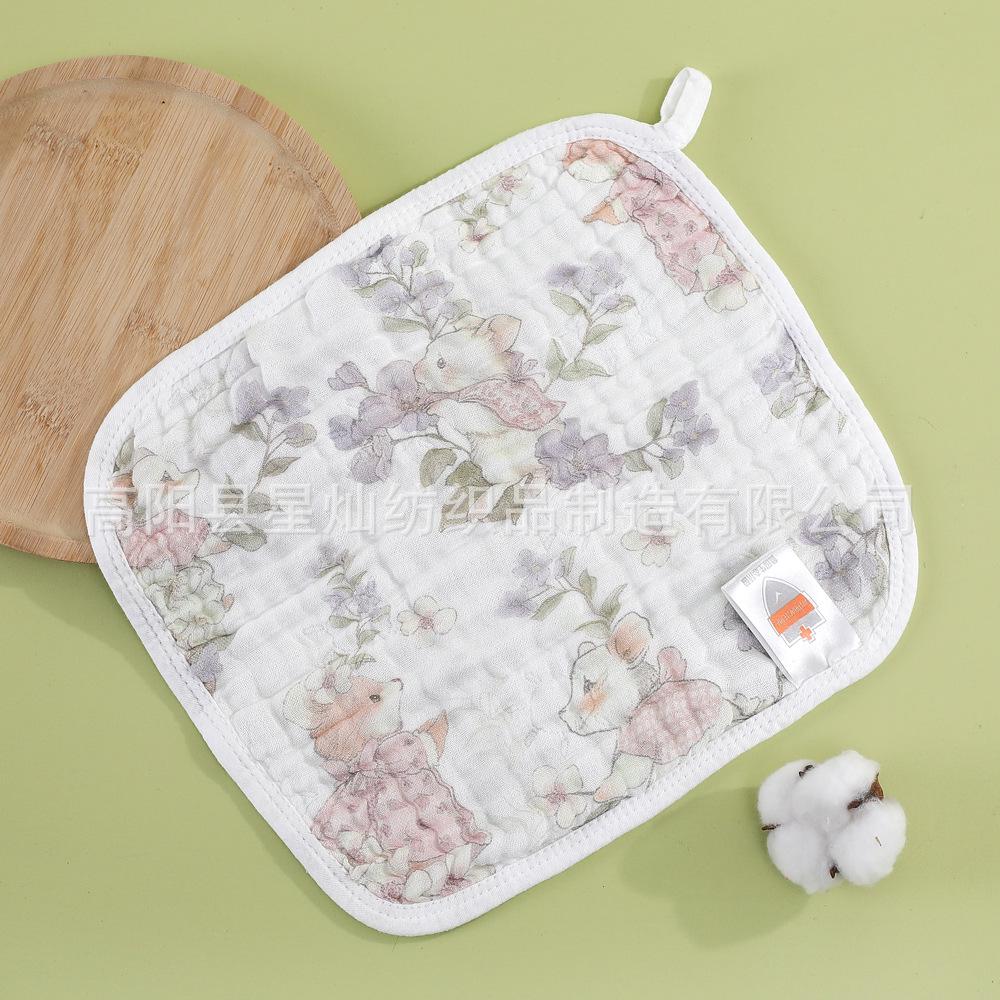 6-Layer Seersucker Bamboo Cotton Bath Towel & Baby Swaddle Blanket