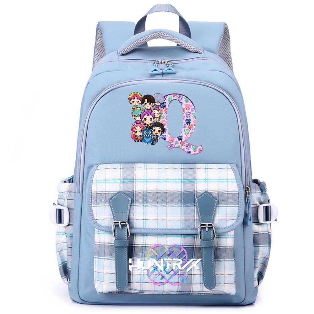 26 English Letter K-Pop Printed Large Capacity Backpack for Teenger Student Girl Boy Schoolbag Bookbag Women Waterproof Travel Bag Kid Gift Mochila
