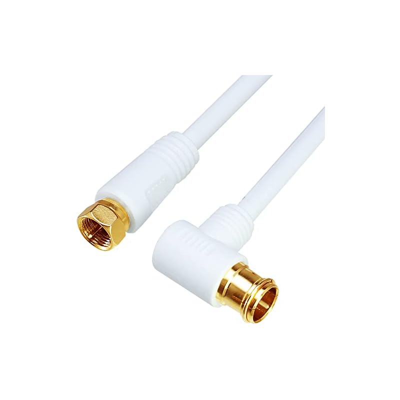 TARO'S Antenna Cable 3M, 4K/8K Broadcasting (3224MHz) Compatible, S-4C-FB 4C Coaxial Cable, Terrestrial Digital/BS/CS/CATV Broadcasting Compatible,