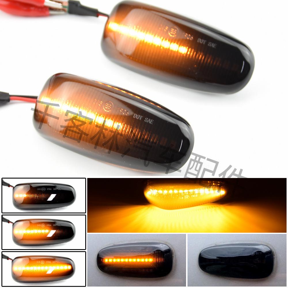 Yellow Flowing Side Turn Signal Lights for Mercedes-Benz W210 W202 W208 R170 W638
