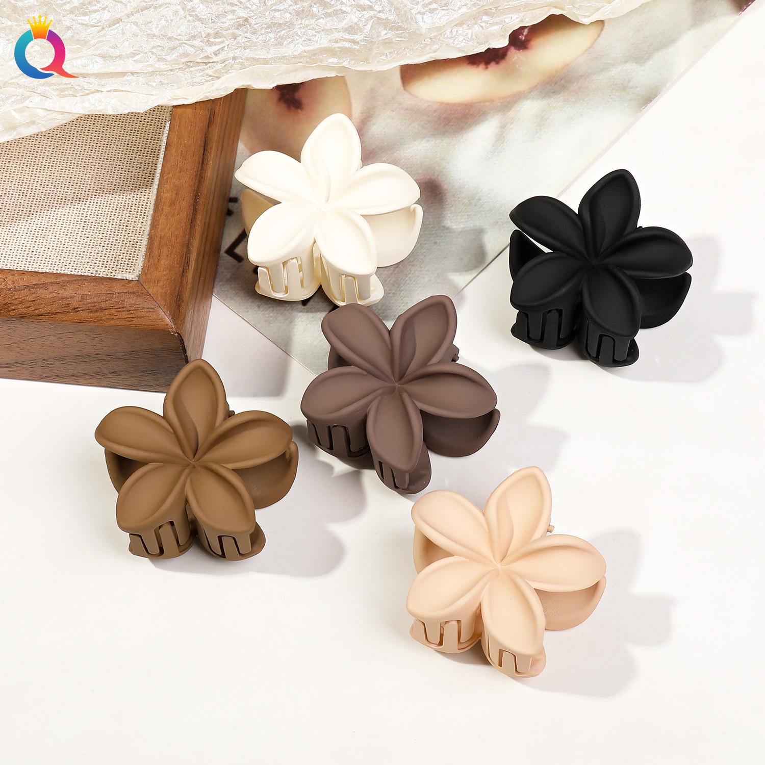 

Women Girls Small Flower Hair Claw Clips 5Pcs Multistyle Rectangle Jaw Clips Semicircle Barrettes Hair Accessories