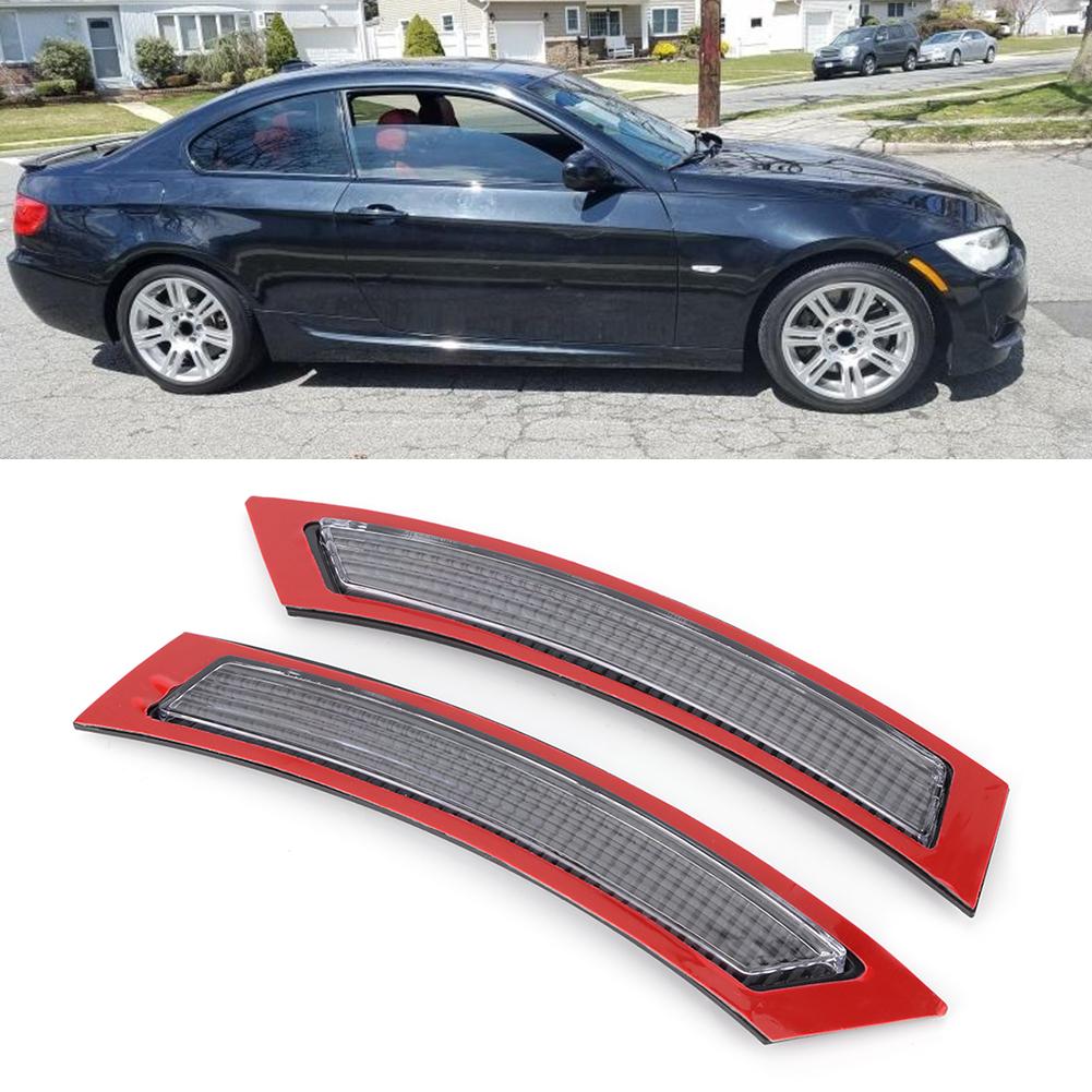 2pcs Car Front Bumper Reflector Lights Side Marker Lamp Fit for E92 E93 2007 2012