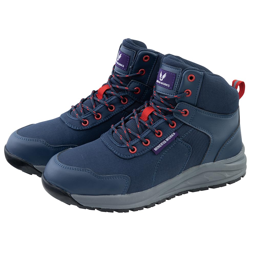 [CO-COS] MW-3200 High-Cut Safety Boots, Navy, Size 27
