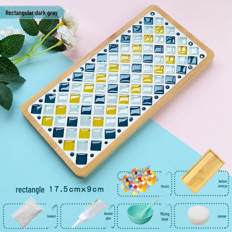 El Yapımı Mozaik Bardak Altlığı DIY Kiti Öğrenciler İçin – Anneler Günü ve Anaokulu Aktiviteleri İçin Mükemmel