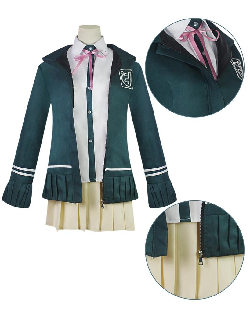 [CR ROLECOS] Nanami Chiaki Cosplay Costume, Nanami Chiaki Cosplay Uniform Costume (Nanami Chiaki, XL)