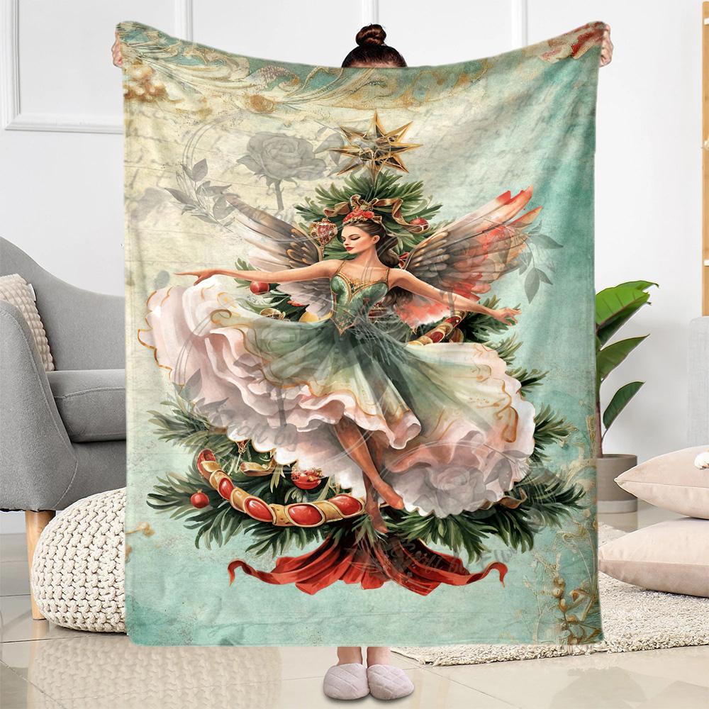 Christmas 31 Blanket Soft & Cozy Great for Office Picnics Seaside All-Season Use Modern Perfect Gift for Relatives and Friends