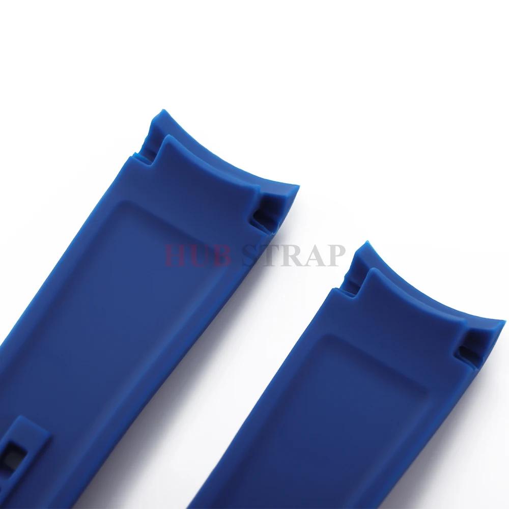 20mm 22mm Strap for Swatch for Moonswatch Curved End High Quality Silicone Watchband Replacement Wristband Sport Watch Band