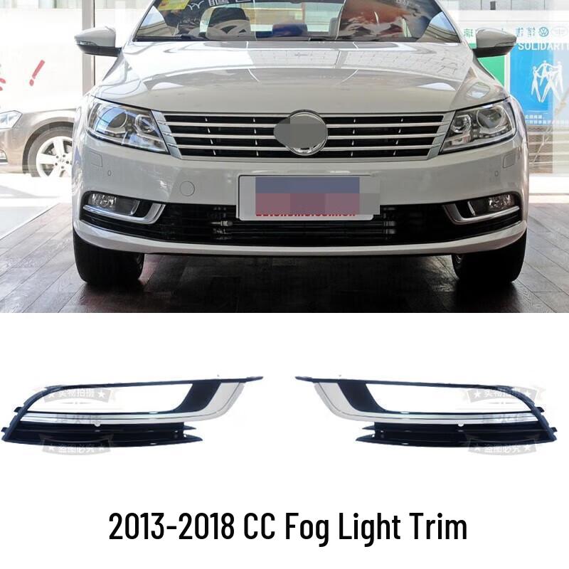 Kühlergrill-Lüftungsgitter und Nebelscheinwerfer-Zierleiste für CC Modelle 2013–2018