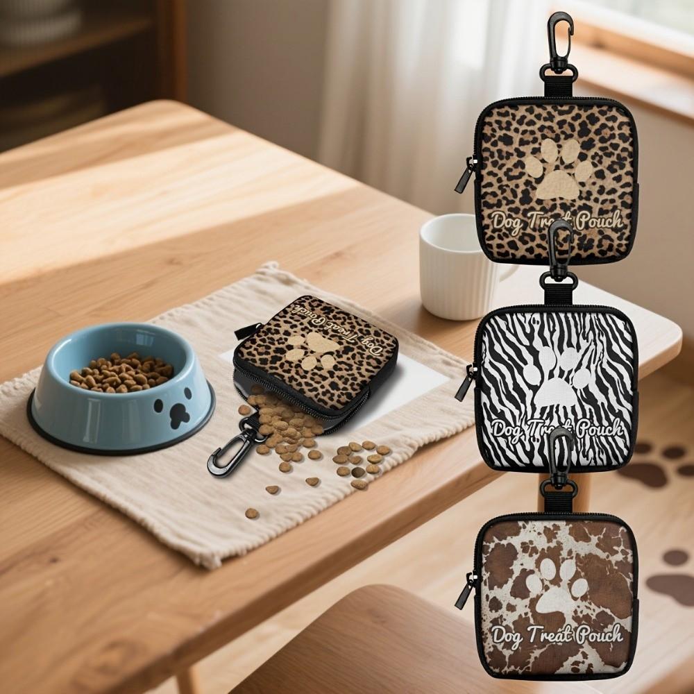 Lightweight Dog Treat Pouch Portable Pet Snack Pouch Multi-functional Pet Training Pouch Outdoor