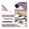 Mr. Pen - 19 Piece Sketch Pencils Set, Graphite Pencils (10B-6H) & Graphite Sticks, Eraser, Metal Sharpener for Drawing, Sketching, Shading, Art