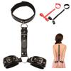 Sex-Handschellen, gefesselte Hand mit Halsband, Sexspielzeug für Frauen, Fetisch, BDSM, Bondage, Spiele für Erwachsene, erotischer Handschellen-Sex
