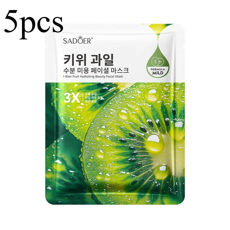 

Киви Осветляющая Увлажняющая Маска для Сияющей Кожи Питательный Тканевый Уход за Лицом с Формулой, Обогащенной Антиоксидантами