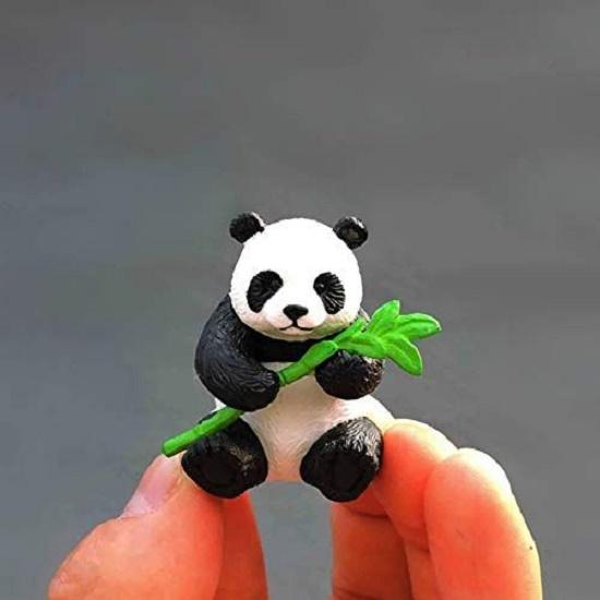 1 Set (4 Pieces) Panda Miniature Figurines | Cute Showpiece | Gift for Him/Her, Mother's Day, Home, Bedroom, Living Room,