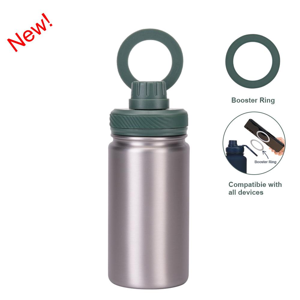 350Ml Stainless Steel Sports Water Cup Wide Mouth Portable Bottle 316L Magnetic Thermos Cup