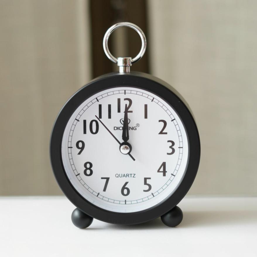 Creative Mute Cute Alarm Clock Student Simple Dormitory Desktop Bedside Bedroom Clock Children Alarm Clock