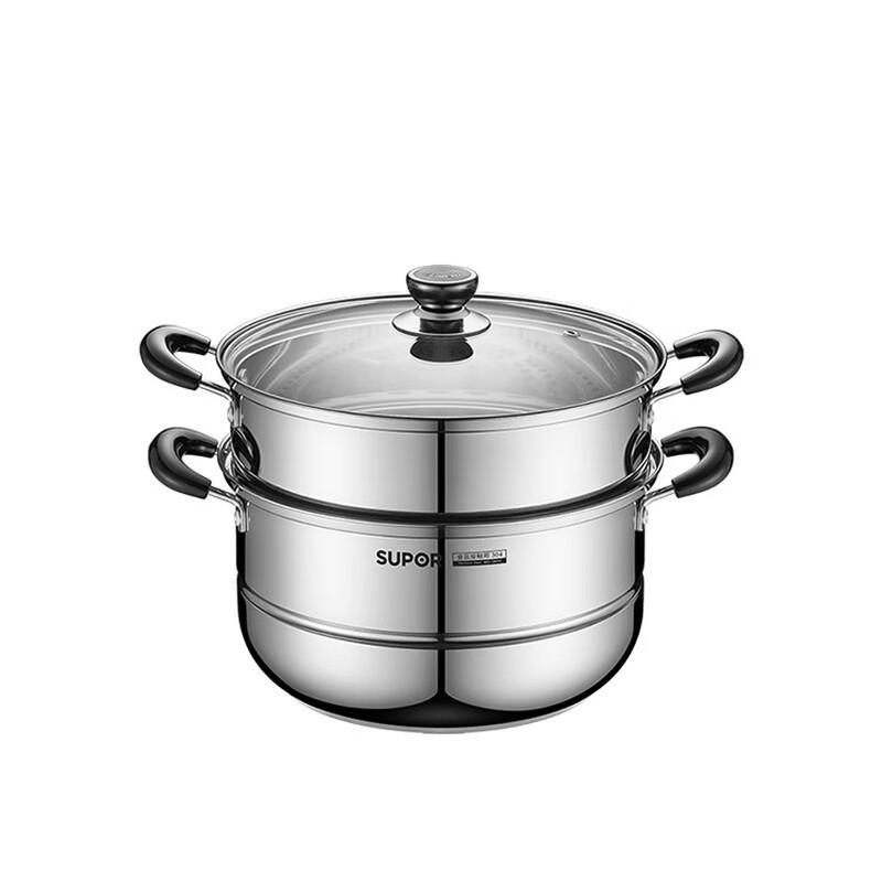 SUPOR Good Helper 304 Stainless Steel 26cm Steamer Pot