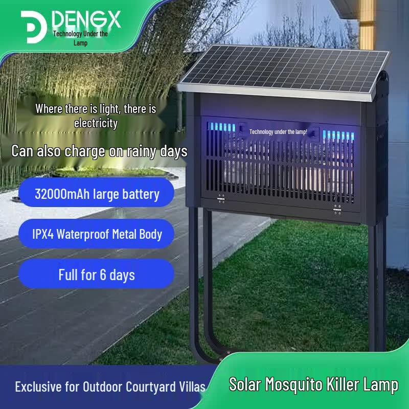 Dengxia Tech Solar Outdoor Waterproof Mosquito Killer Lamp