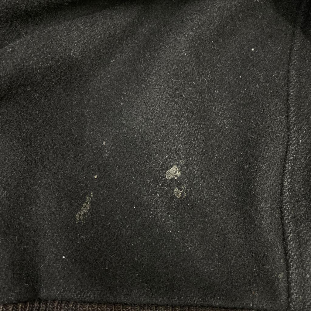 Golden Bear 80S USA Made Black Wool Quilted Stadium Jacket Jacket M blackUsed