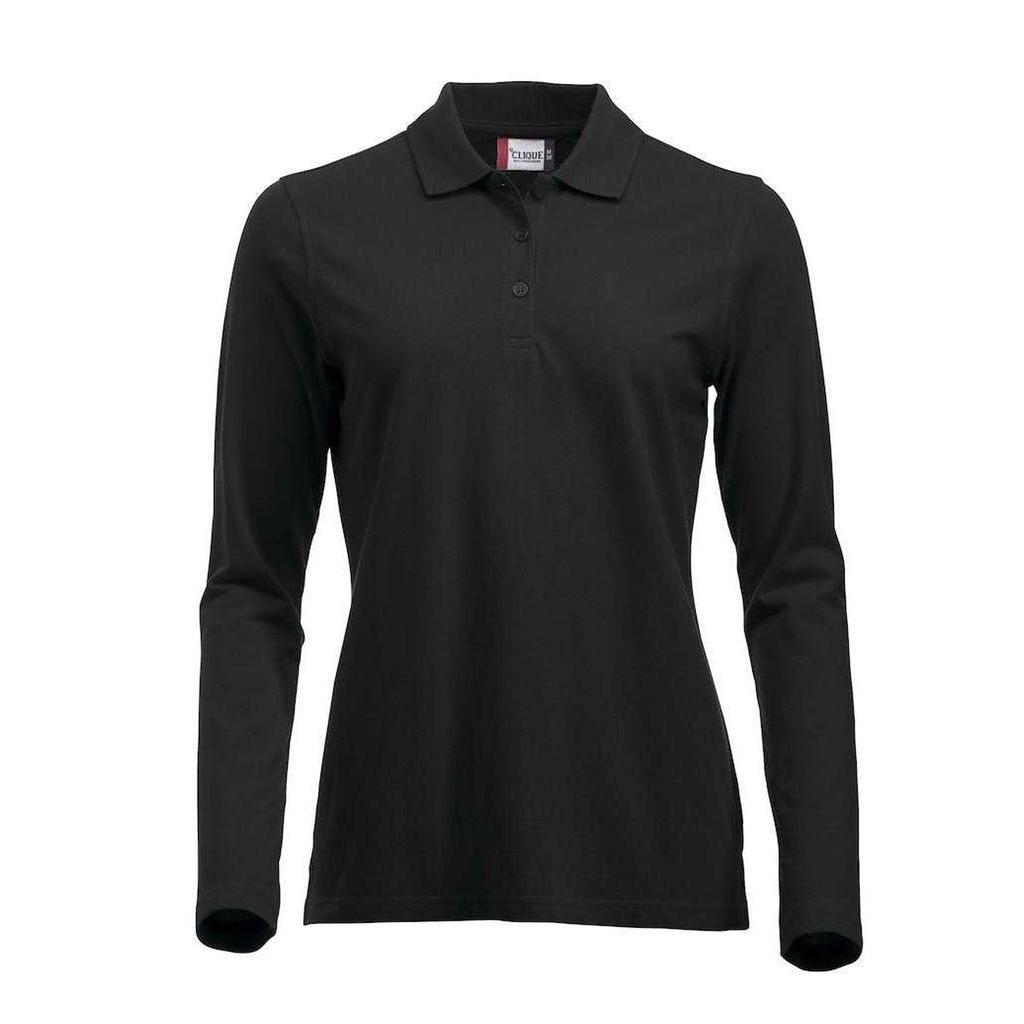 Clique Womens/Ladies Classic Marion Long-Sleeved Polo Shirt